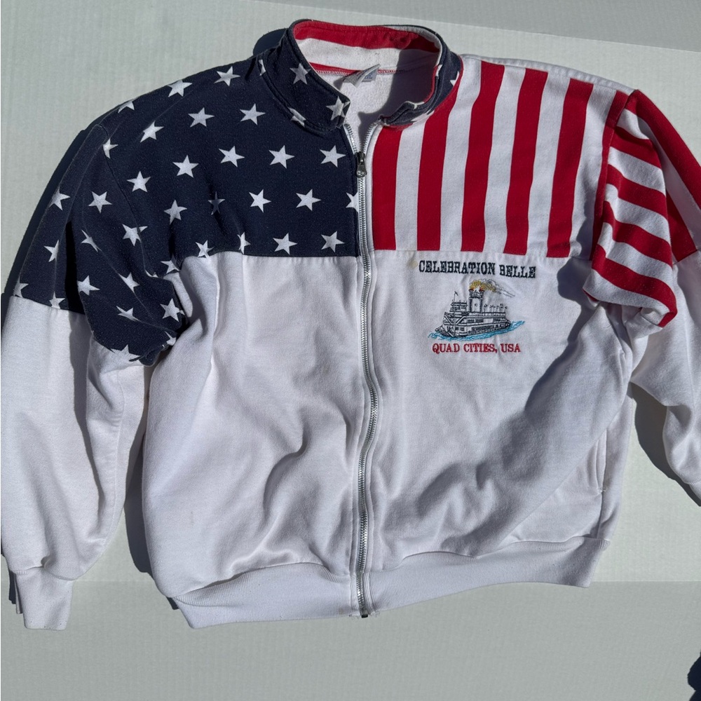 Patriotic Stars and Stripes Jacket